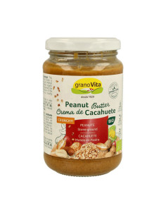 Crema de Cacahuete cruijiente (crunchy) Bio 350g Granovita